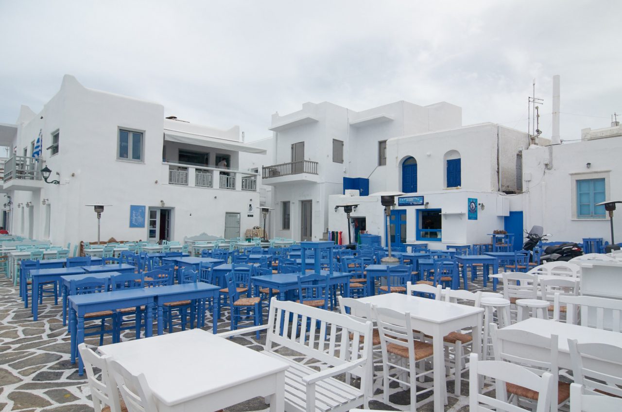 Taverna in harbour
